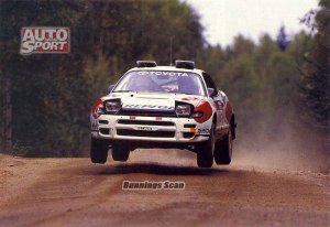 Маркку  Ален (Markku Alen) на ралли Финляндии WRC 1992 года