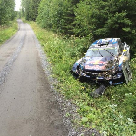 Ралли Финляндии 2015: Обзор СУ 5 - Миккельсен попал в аварию