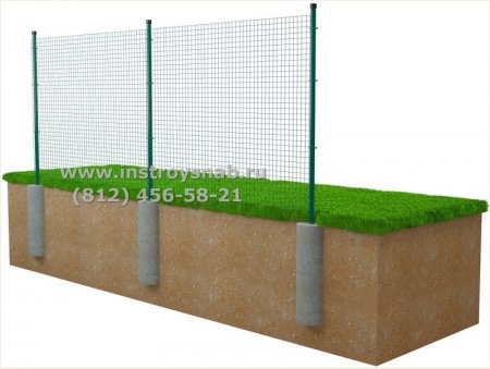 Рулонный забор из сварной сетки - дешевое и надежное ограждение для дачи