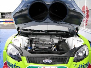 двигатель и воздухозаборники Ford Focus RS WRC 08