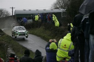 Латвала едет к своему первому подиуму в WRC на Ралли Ирландии 2007 года