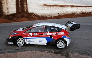 (Marcus Gronholm) за рулем Ford Fiesta WRC