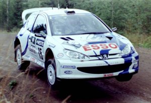 Маркус Гронхольм (Marcus gronholm) на ралли Финляндии WRC 1999 года