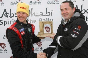 Пи-Джи» Андерссон (Per-Gunnar 'P-G' Andersson) получил награду Abu Dhabi Spirit of the Rally
