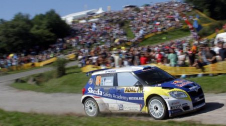 Патрик Сандел побеждает на ралли Германии 2010 года в категории S-WRC