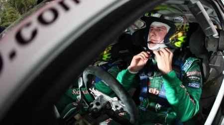 Мэттью Уилсон тестирует Ford Fiesta WRC