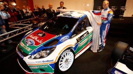 Микко Хирвонен и новый Ford Fiesta WRC