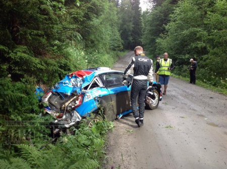 Алексей Лукьянюк попал в серьезную аварию в Финляндии