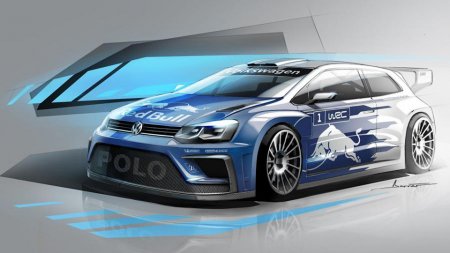 Volkswagen показал дизайн раллийного Polo для 2017 года