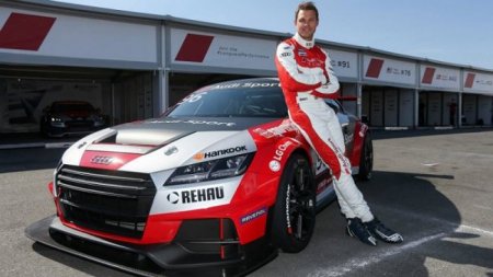 Андреас Миккельсен попробовал свои силы в Audi TT Sport Cup