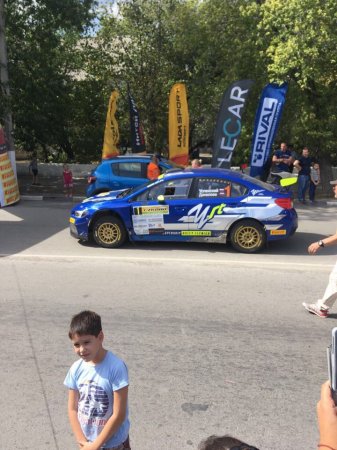 &nbsp;Сергей Успенский на своем&nbsp;Subaru WRX STI, ралли Гуково 2018