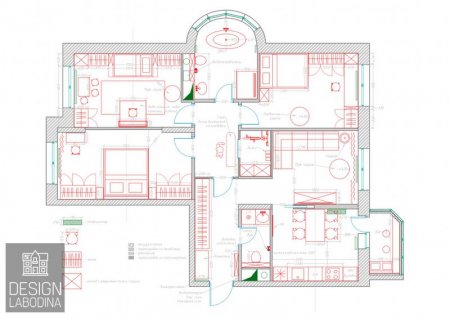 дизайн интерьера квартиры