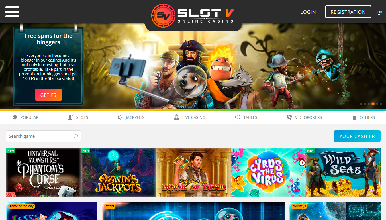 slot v casino официальный сайт вход